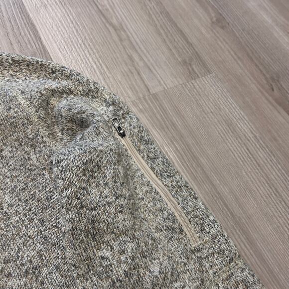 Women’s Patagonia Pelican Gray Gold Zip Better Sweater Fleece Jacket Sz Medium - Picture 4 of 8